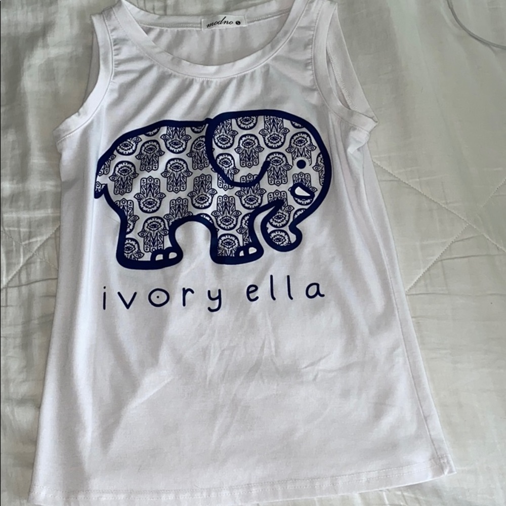 Ivory Ella Tank Top